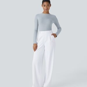 Halara Flex DayStretch High Waisted Straight Leg Work Pants Size Small, NEW